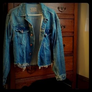 Free People Amelia Slouchy Trucker Jacket
